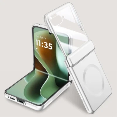 Funda con bisagra magnética con protector de pantalla para Motorola Razr Ultra 2025/Razr 2024 Foto 1 de 4