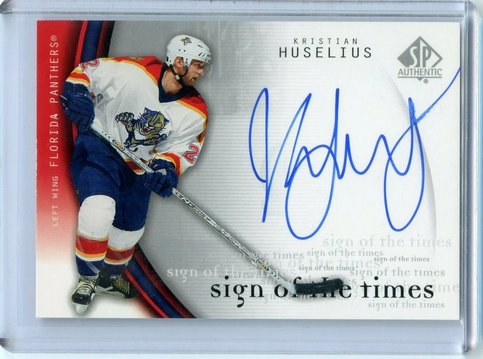 2005-06 SP Authentic Sign of the Times #KH Kristian Huselius - Image 1 of 2