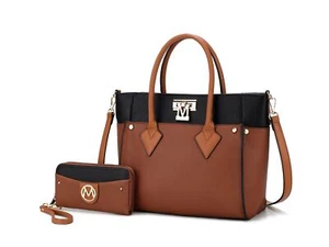 MKF Collection  Vegan Leather Women's Tote Bag with Wallet - Picture 1 of 55