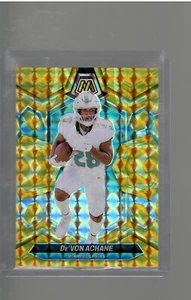 DE'VON ACHANE GOLD MOSAIC 2024 PANINI MOSAIC FOOTBALL - Picture 1 of 2