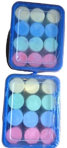 Sidewalk Chalk 2 Blue Buckets w/Handle Lot~NEW~24 Pieces~Non-Toxic Washable Art - Picture 1 of 6