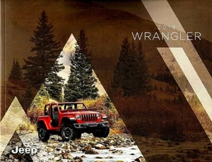 Jeep Wrangler 2019, folleto de ventas de lujo de 46 páginas en EE. UU. + guía del comprador, nuevo lote antiguo - Imagen 1 de 1