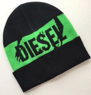 Gorro plegable para niños verde diésel edad 4-6 años nuevo con etiquetas Foto 1 de 4