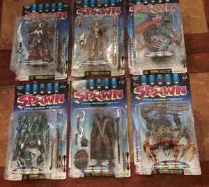 McFarlane Toys SPAWN Series 9 MANGA Complete Set Action Figures MOC 1997 New - Picture 1 of 23