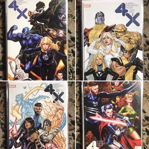 X-Men + Fantastic Four #1 - 4 (2020 Marvel) Complete Series Of 4  Terry Dodson - Picture 1 of 5