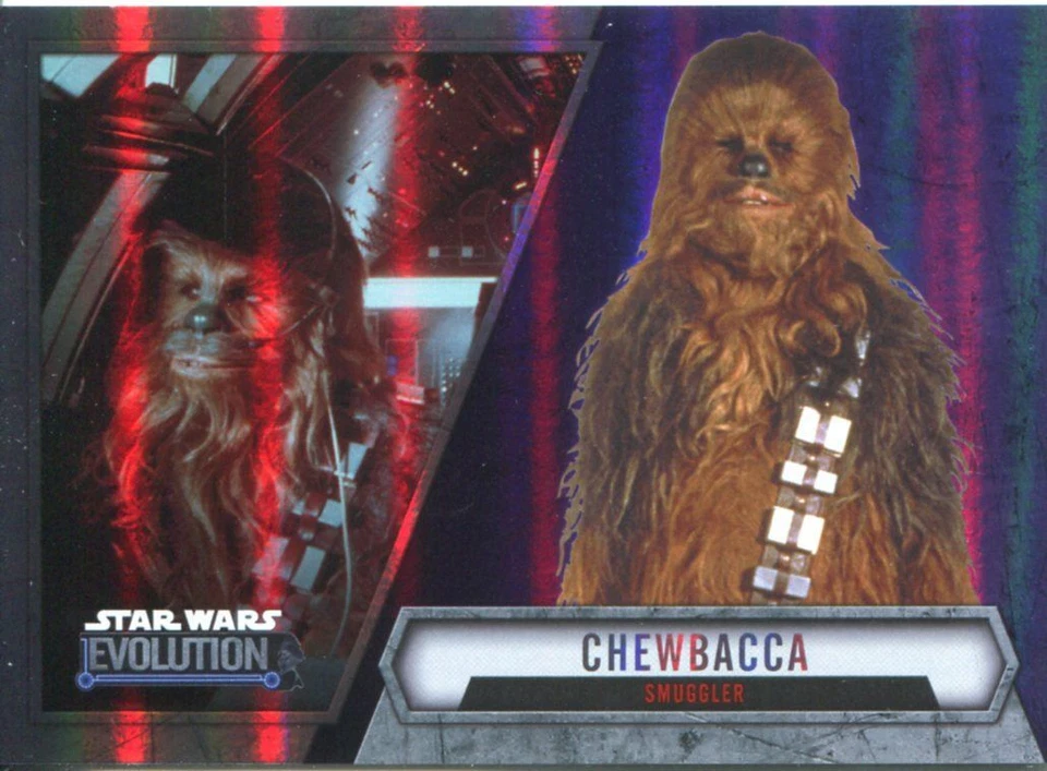 Star Wars Evolution 2016 Purple Parallel Card #56 Chewbacca - Smuggler - Image 1 of 1