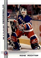 2000-01 Be a Player Memorabilia Mike Richter New York Rangers #52