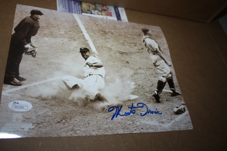 NY/SF GIANTS MONTE IRVIN SIGNED 8X10 PHOTO JSA CERTIFIED HALL OF FAME POSE 2 - Image 1 of 1