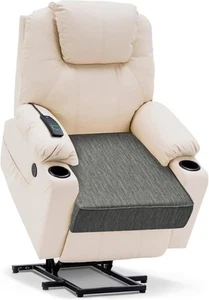 Large Dual-Layer Memory Foam Chair Seat Cushion for Recliner, Couch, Armchair w - Picture 1 of 7