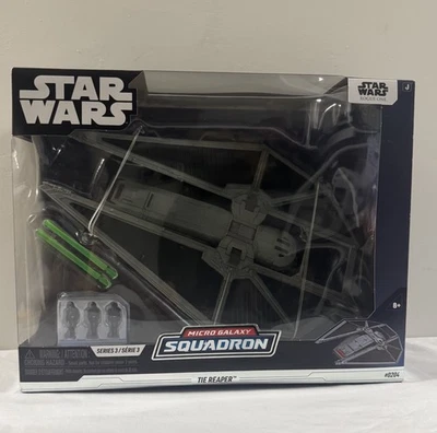 Star Wars Micro Galaxy Squadron TIE Reaper vehículo de 9 pulgadas con tres micro figuras Foto 1 de 3