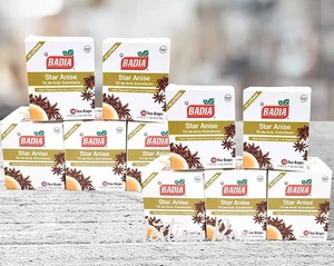 10 Boxes Badia Star Anise Tea Bags 100 Count Bulk Herbal Healthy digestion - Picture 1 of 3