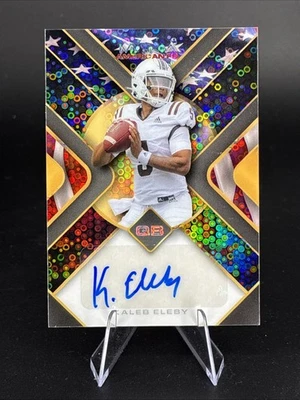 2022 Wild Card Auto Mania American FB Disco Kaleb Eleby AUTO 4/5 - Image 1 of 2