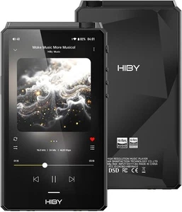 HiBy R6III 2025 DAP Player Hi Res Audio with Class A&AB Amp/Android 12 Black - Picture 1 of 8