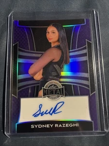 2025 Leaf Metal Women of Sports Purple Sydney Razeghi Auto /6 - Bild 1 von 2