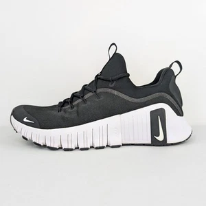 Nike Free Metcon 6 Mens Size 10 Workout Training Shoes Black White FJ7127-001 - Picture 1 of 21