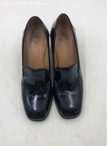 Aquatalia Womens Michelle Black Round Toe Slip-On Block Pump Heels Size 8 - Picture 1 of 8
