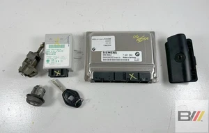 BMW e46 325 M56 SULEV ENGINE DME EWS IGNITION TUMBLER KEY 7561382 - Picture 1 of 3