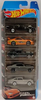 Hot Wheels 2023 Fast & Furious 5 Pack Toyota Supra Charger Mustang Chevelle - Image 1 of 4