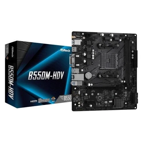 Asrock B550M-HDV AMD B550 Socket AM4 micro ATX - Immagine 1 di 1
