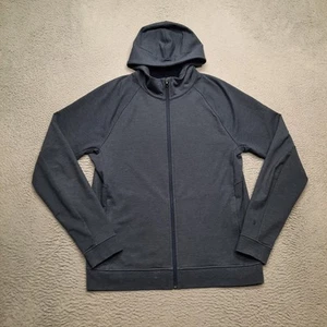 Lululemon City Sweat Hoodie Jacket Mens Large Navy Blue Full Zip Sweatshirt - Picture 1 of 12