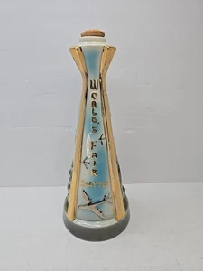 1962 Seattle Space Needle World's Fair Century 21 Jim Beam Decanter Bottle 13" - Picture 1 of 10