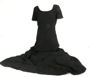 Stage Accents Performance Apparel Women's Black Long Maxi Gown Dress Size 6 - Picture 1 of 11