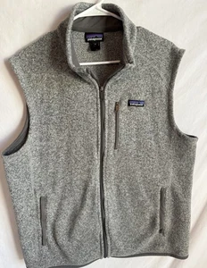 Patagonia Better Sweater Fleece Vest Mens XL Gray Full Zip STY25881 Polyester - Picture 1 of 9