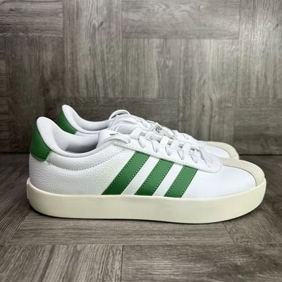 Adidas VL Court 3.0 Mujer Talla 8 Blanco Verde Zapatos Informales ID9069 Foto 1 de 4
