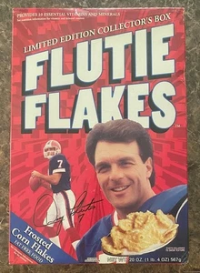 Flutie Flakes 1999 edición limitada caja de cereales sellada sin abrir - Imagen 1 de 2