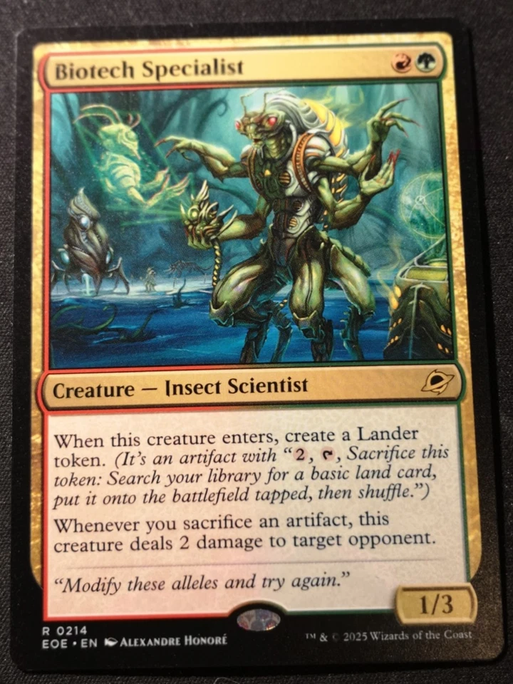 Biotech Specialist - EOE - MTG - EN - NM - 0214 - Image 1 of 1