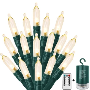 Christmas Lights, Battery Operated String Lights 100 LED 33Ft Mini Lights for Ch - Picture 1 of 12