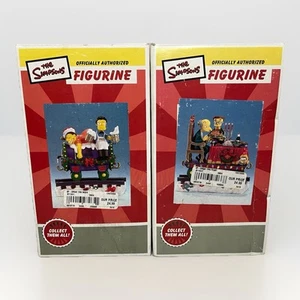 The Simpsons Christmas Express Train Ornament The Hamilton Collection LOT OF 2 - Picture 1 of 6