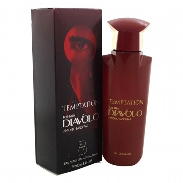 DIAVOLO TENTATION * Antonio Banderas 3,4 oz / 100 ml EDT Hombres Colonia Spray Foto 1 de 1