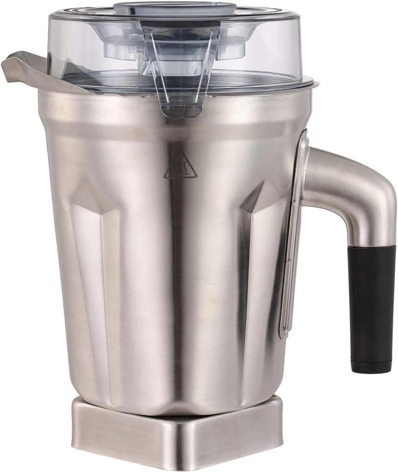 Contenedor de acero inoxidable de 64 oz para licuadoras Vitamix, reemplace 5200 E310 Pro 750 A Foto 1 de 4