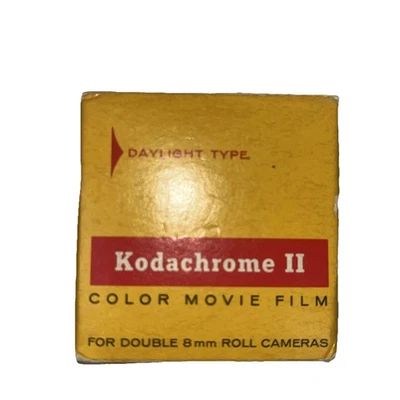 Película de película Kodachrome ll color vintage para cámaras dobles de 8 mm con rollo luz diurna k459 Foto 1 de 4