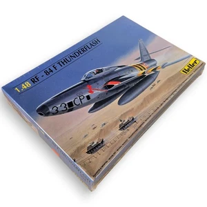 1994 Heller Republic RF-84F Thunderflash 1:48 Scale Kit #80417 ☆New Sealed Model - Picture 1 of 10