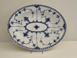 Royal Copenhagen Blue Fluted Half Lace 533 14 Inch Serving Tray Platter - Picture 1 of 2