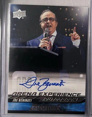 2024-25 Upper Deck Credentials Arena Experience Auto Joe Beninati #AE-JB - Image 1 of 2