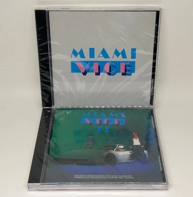 Miami Vice l + II (Original Soundtrack) (CD 1985/86 MCA) SEALED/NEW - Image 1 of 4