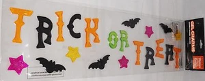 Halloween Gel Window Stick -Ons  TRICK OR TREAT - Picture 1 of 1