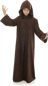 Cloak Brown, Jedi or Monk Robes Child Costume Small 4 - 6 - Picture 1 of 3