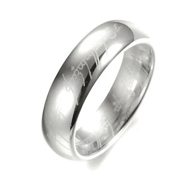 Moda Señor de los Anillos Un Anillo LOTR Acero Inoxidable Hombre Anillo Talla 5-13 Foto 1 de 4