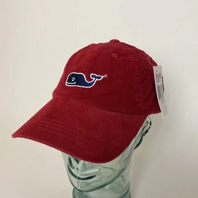 Nuevo con etiquetas Para hombres Vineyard Vines Pana Gorra de Béisbol Big Whale Rojo Foto 1 de 4