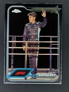 2024 Topps Chrome Formula 1 F1 Award Winners #186 Logan Sargeant - Picture 1 of 2