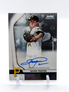 Quinn Priester 2020 Bowman Sterling ON-CARD AUTO Pirates Rookie RC
