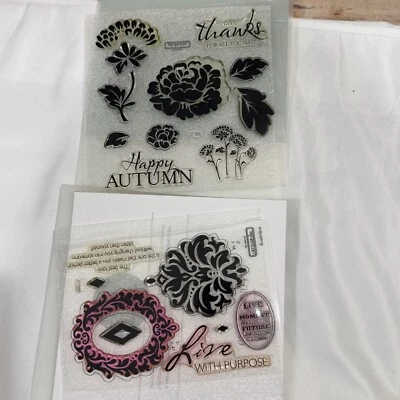 Lote de 2-Close To My Heart D1550 conjunto de selos feliz outono C1565 no momento - Imagem 1 de 4