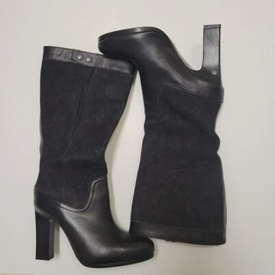 & Other Stories Mujer Botas Cuero Gamuza Genuina 38 EU 7 US Hechas en Italia Foto 1 de 4