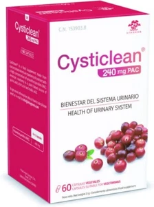 Cysticlean 240mg PAC 60 Capsules Urinary System Health & Prevention of Cystitis - Picture 1 of 4