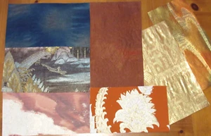 Obi Sampler with Craft Heat n Bond Ready To Use Fabric Made in Japan Silk #341A - Picture 1 of 5