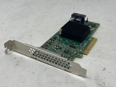 Dell LSI 9311-8i 8-port Internal 12G SAS PCle 3.0 x8 Host Bus RAID Adapter 34JH7 - Image 1 of 4